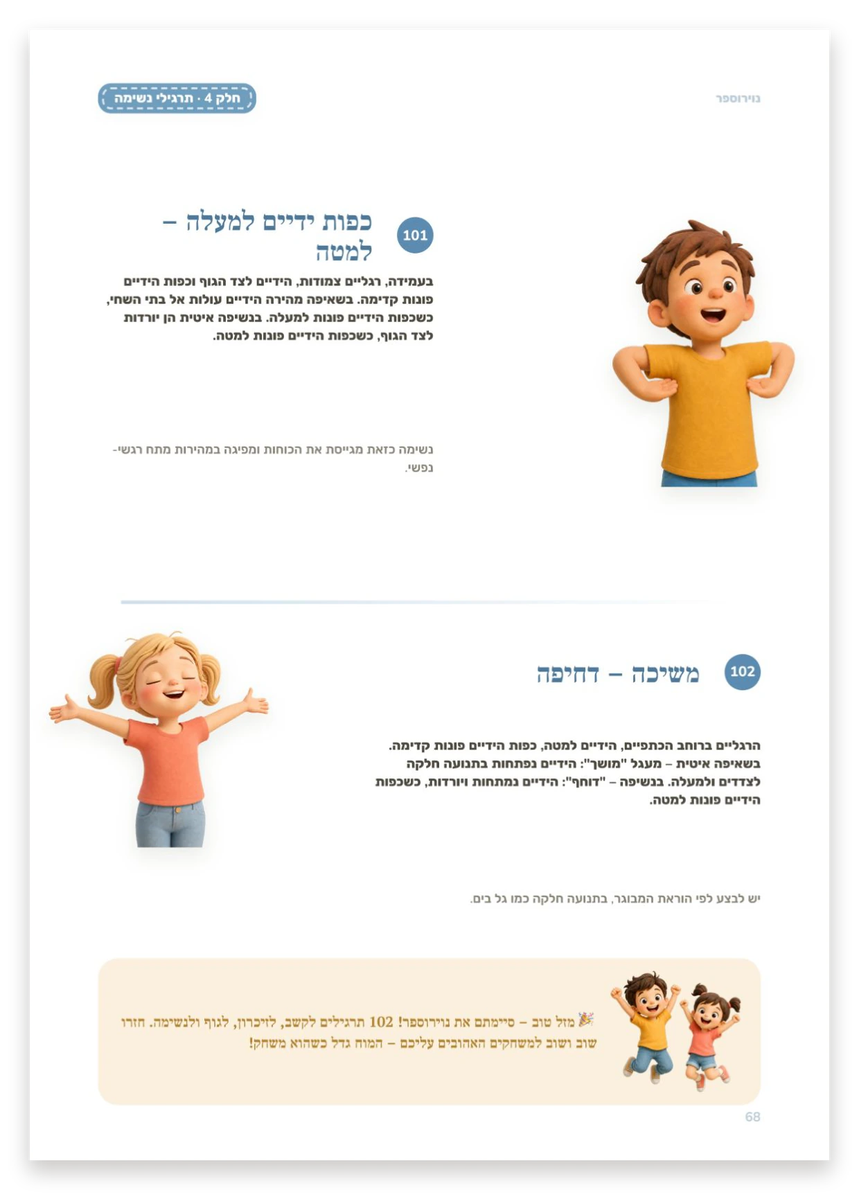 לסיכום: סיימנו 102 תרגילים