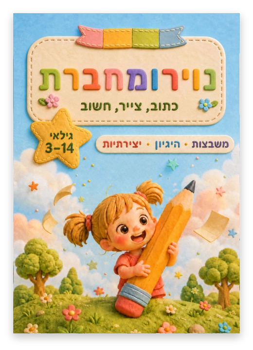 כריכת החוברת נוירומחברת